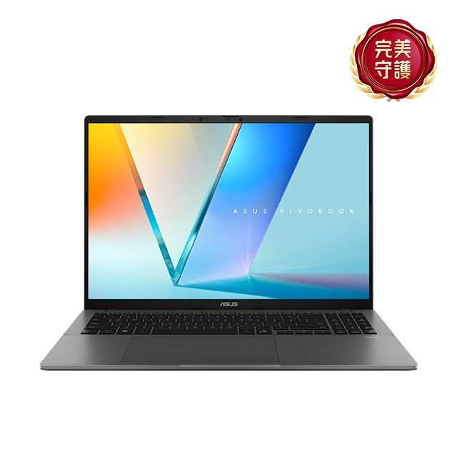 ASUS 華碩 Vivobook S16 16吋AI文書效能筆電灰色(Snapdragon X X1 26 100/16GB/1TB/WIN11/S3607QA-0022G26100)