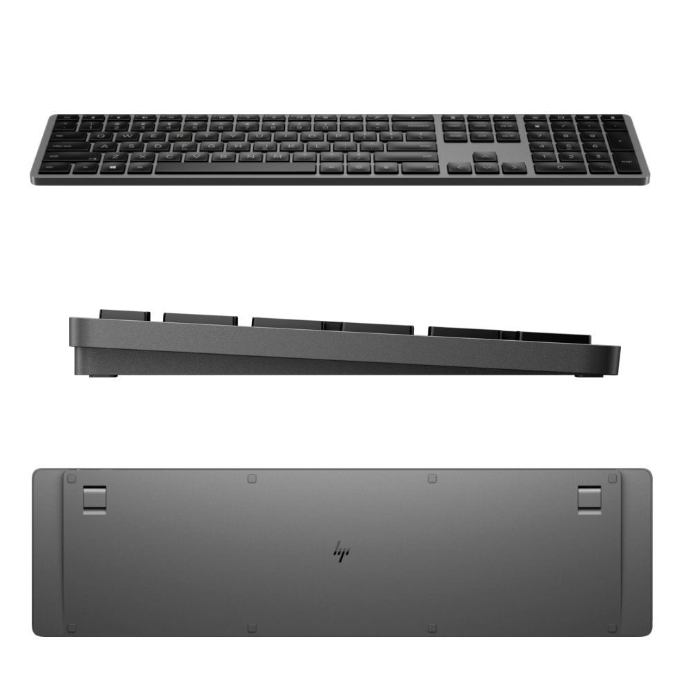 HP 惠普 975 Dual-Mode Wireless Keyboard 充電式無線鍵盤 (3Z726AA/USB-C充電/雙模連接/5段背光/24個自訂鍵)