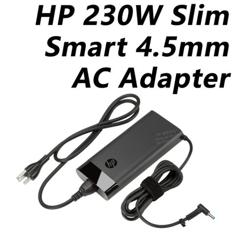HP ZBook 230W Slim Smart 4.5mm AC Adapter充電器230W輸出功率•ZBook適用