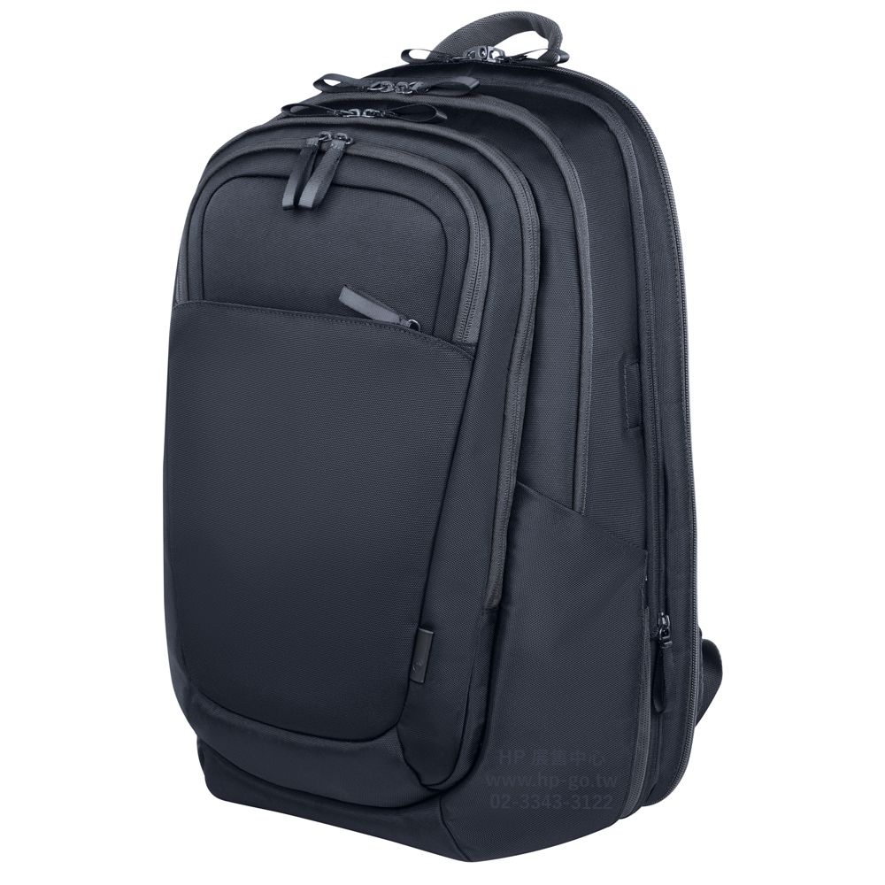 HP 惠普 Travel Plus 30L 17-inch Laptop Backpack 後背包(A2CE0AA/大容量可擴充/RFID防盜刷/可調式胸扣&腰帶)