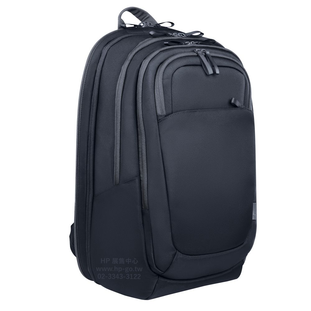 HP 惠普 Travel Plus 30L 17-inch Laptop Backpack 後背包(A2CE0AA/大容量可擴充/RFID防盜刷/可調式胸扣&腰帶)