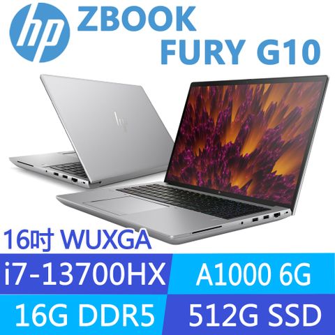 頂尖擴充性行動工作站HP ZBook Fury G10 / 8G9B0PA16吋 WUXGA/i7-13700HX/16G/512G SSD/A1000/W11P/3年保固