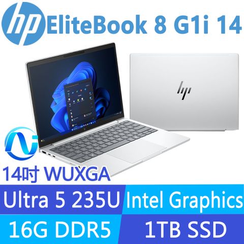 (商)HP EliteBook 8 G1i 14 C35WXPT(Ultra 5 235U/16G/1TB SSD/W11P/WUXGA/14吋)