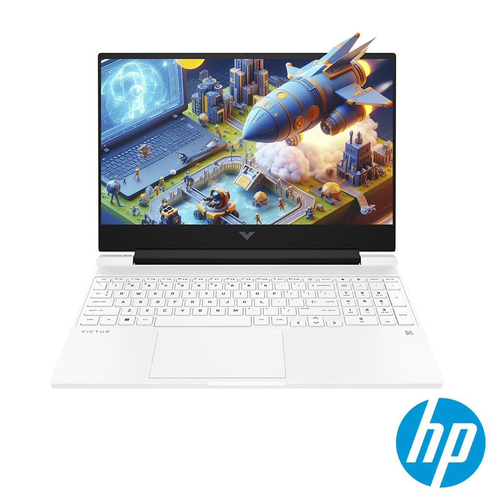 HP 惠普 Victus 15.6吋 電競筆電白色(i7-13700H/16GB/512GB/RTX 4060-8G/WIN11/15-fa1150TX)