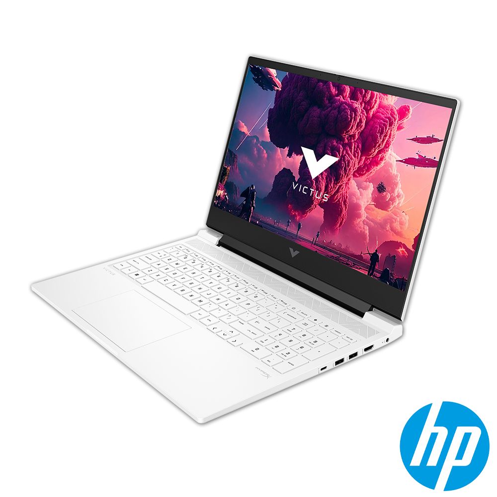 HP 惠普 Victus Gaming 16.1吋電競筆電白色(i5-14450HX/8GB*2/512GB/RTX 4060-8G/WIN11/16-r1074TX)