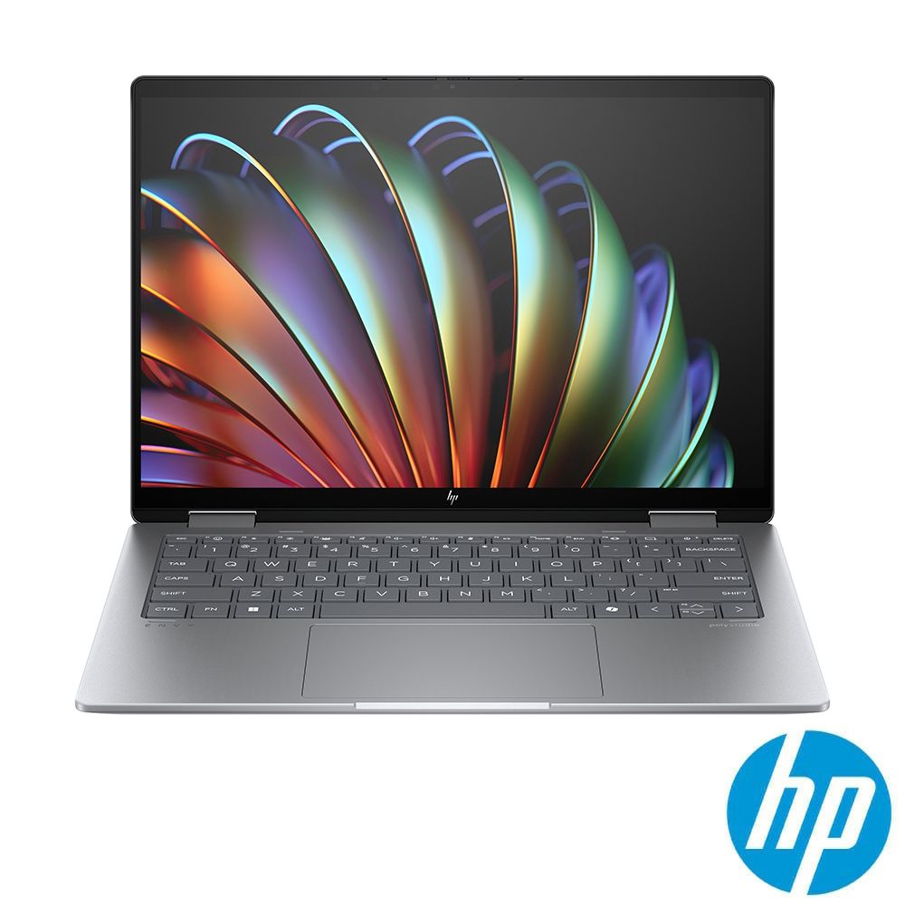 HP 惠普  ENVY x360 14吋 翻轉商用筆電銀色(R7-8840HS/32GB/1TB/WIN11/2.8K/14-fa0029AU)