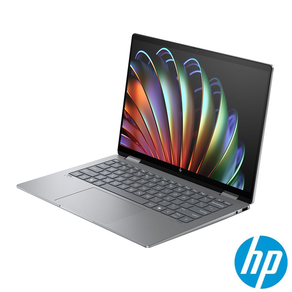 HP 惠普  ENVY x360 14吋 翻轉商用筆電銀色(R7-8840HS/32GB/1TB/WIN11/2.8K/14-fa0029AU)