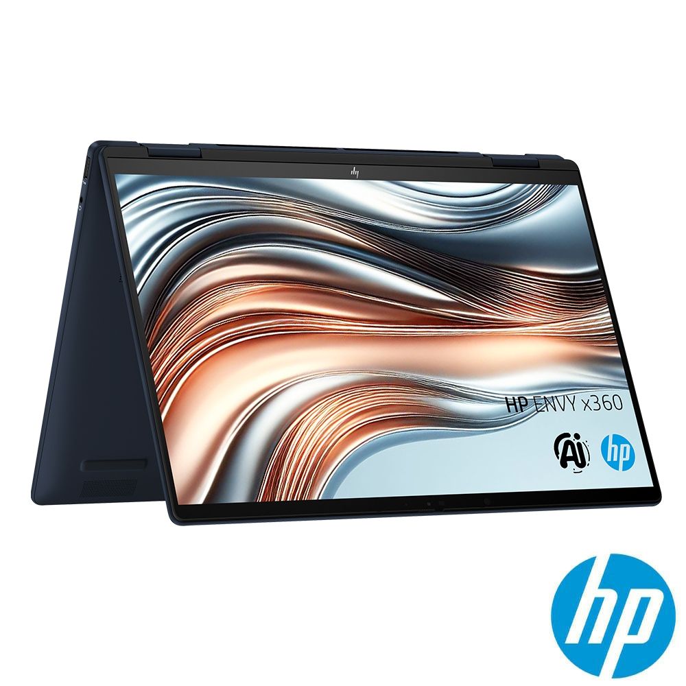 HP 惠普 ENVY x360 14吋 商用輕薄翻轉觸控OLED筆電藍色(Ultra7-155U/16GB/1TB/WIN11/14-fc0070TU)