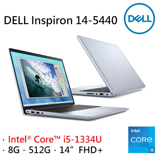 DELL Inspiron 14-5440-R1508LTW (i5-1334U/8G/512G PCIe/W11/FHD+/14