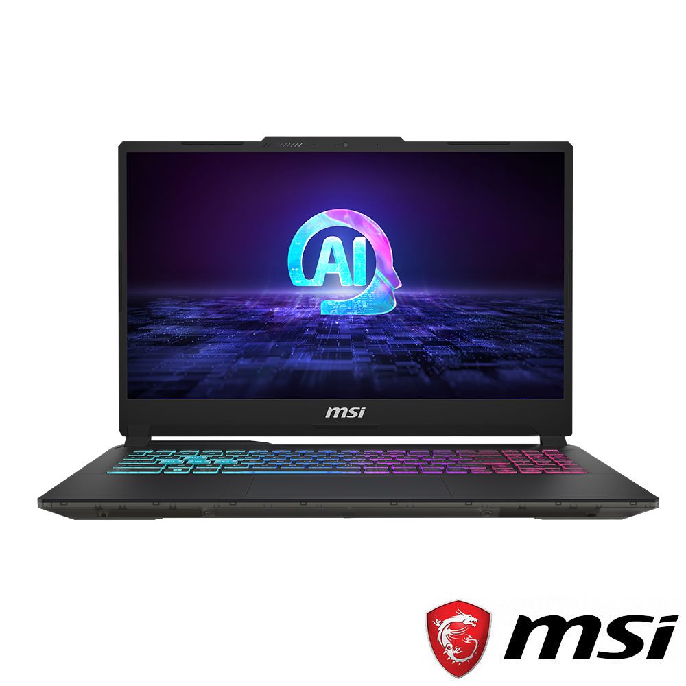 MSI 微星 【1TB行動硬碟組】Cyborg 15 AI 15.6吋 AI電競筆電黑色(Ultra 7 155H/16GB/1TB/RTX 4050-6G/WIN11/A1VEK-015TW)