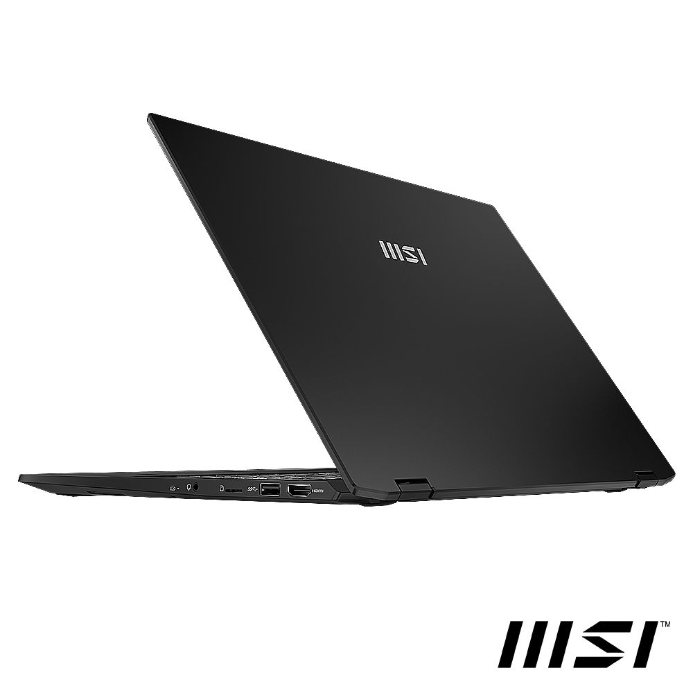 MSI 微星 【1TB行動硬碟組】Summit E16 AI Studio 16吋 AI商用觸控翻轉筆電黑色(Ultra 7 155H/32GB/1TB/RTX 4050-6GB/W11PRO/A1VETG-010TW)