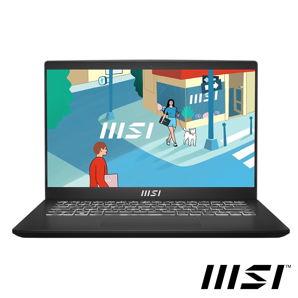 MSI 微星 【1TB行動硬碟組】Modern 14吋 文書效能筆電黑色(i5-1335U/16GB/512GB/WIN11/C13M-1063TW)