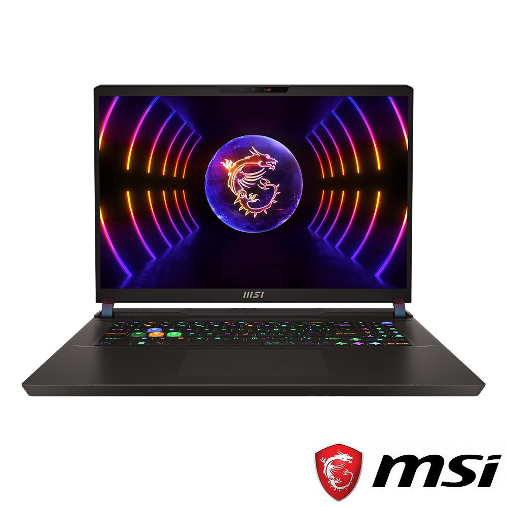 MSI 微星 【1TB行動硬碟組】Vector GP78HX 17吋 電競筆電灰色(i9-13980HX/64GB/2TB/RTX 4090-16G/WIN11PRO/13VI-488TW)