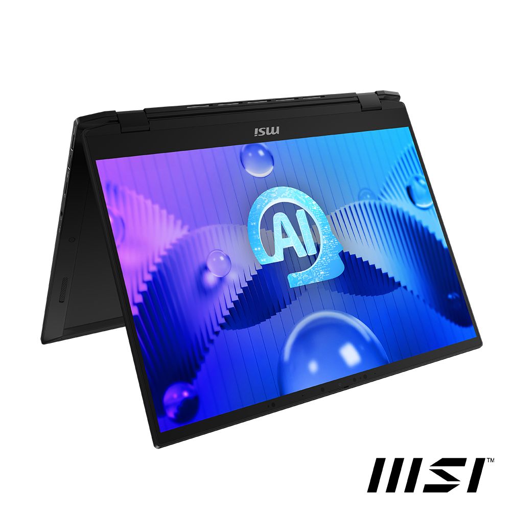 MSI 微星 Summit E16 AI Studio 16吋 AI商用觸控翻轉筆電黑色(Ultra 7 155H/32GB/1TB/RTX 4050-6GB/W11PRO/A1VETG-010TW)