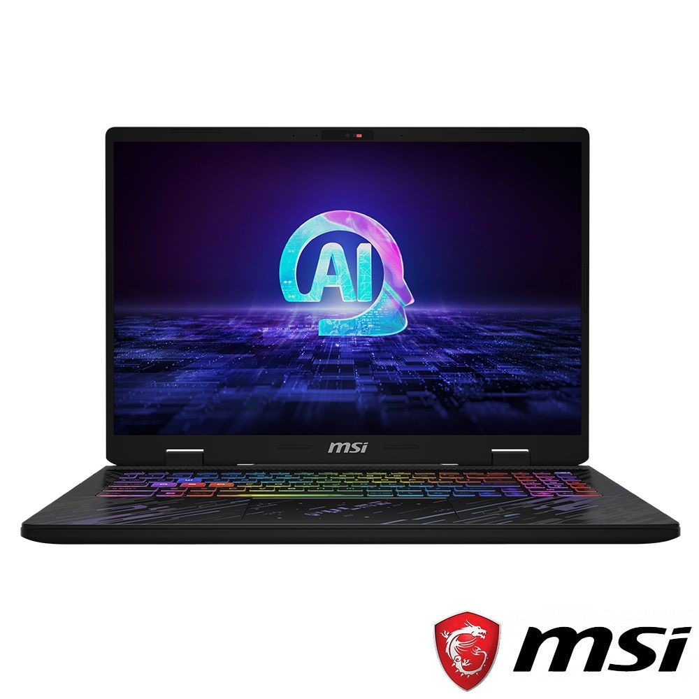  【USB快充組】MSI微星 Pulse 16吋 AI電競筆電黑色(Ultra 9 185H/16G/RTX4060/1T/W11/C1VFKG-015TW)