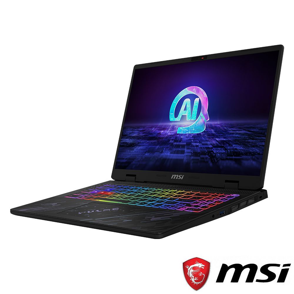  【USB快充組】MSI微星 Pulse 16吋 AI電競筆電黑色(Ultra 9 185H/16G/RTX4060/1T/W11/C1VFKG-015TW)