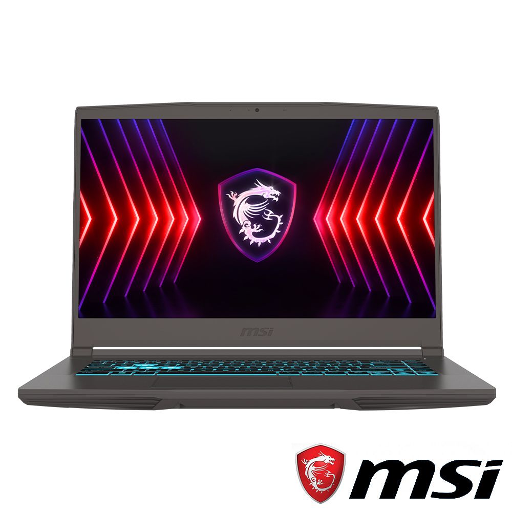 MSI 微星 【Office 2021組】Thin A15 15.6吋 電競筆電灰色(R5-7535HS/8GB/512GB/RTX 2050-4G/WIN11/B7UCX-032TW)