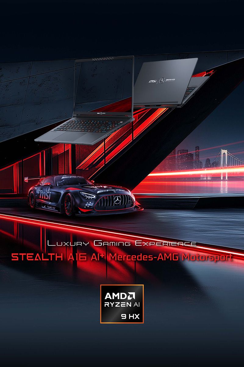 GAMING EXPERIENCESTEALTH   Mercedes-AMG MotorsportRYZEN 9 HX