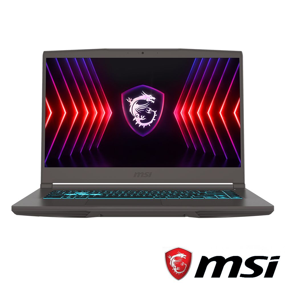 MSI 微星 【LED燈帶組合】Thin 15.6吋 電競筆電灰色(i5-12450H/8GB/512GB/RTX 3050-4G/WIN11/B12UC-2466TW)