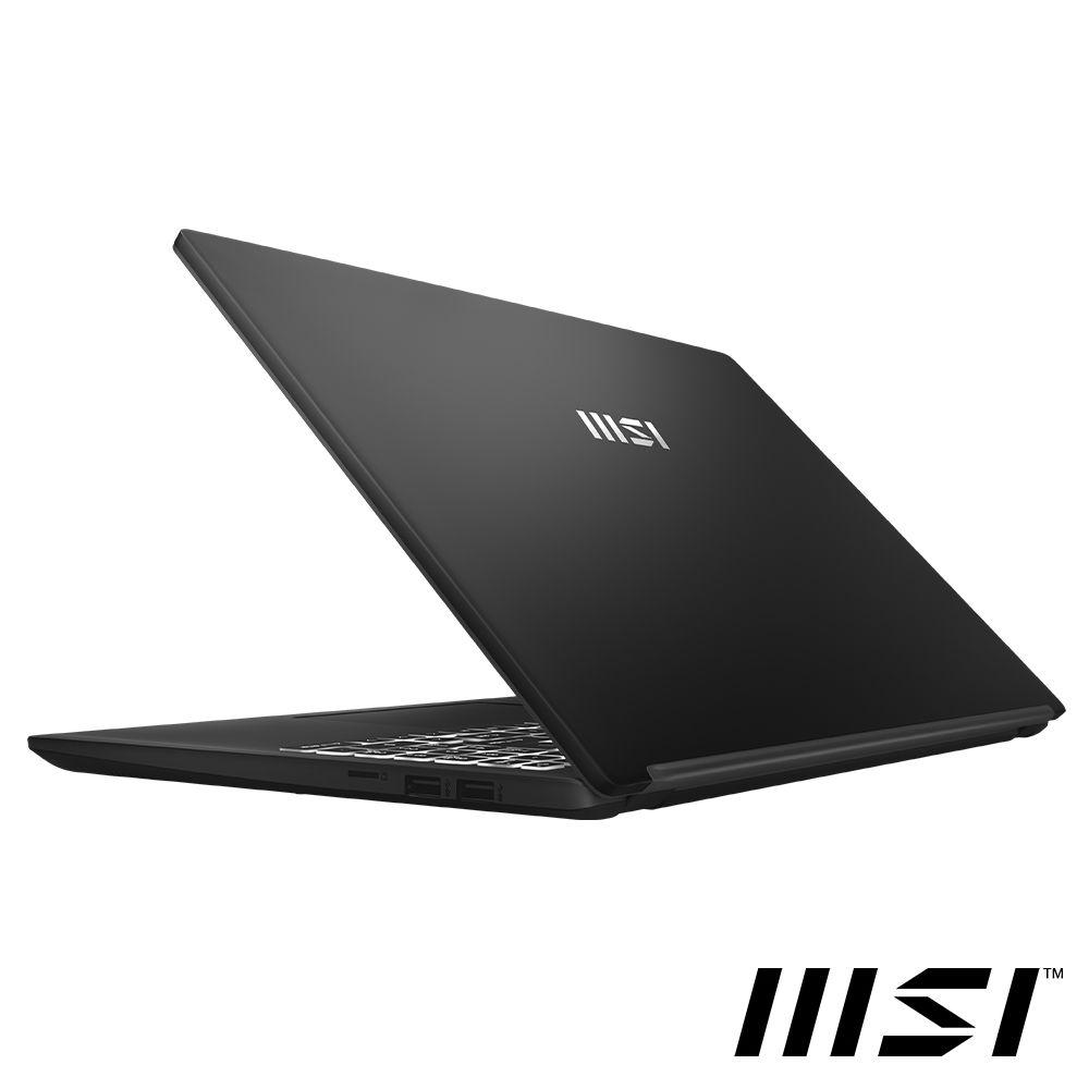  【Office 2024組】MSI Modern 15 H AI 15.6吋 AI筆電黑(Ultra 5 135H/16GB/512GB/WIN11/C1MG-095TW)