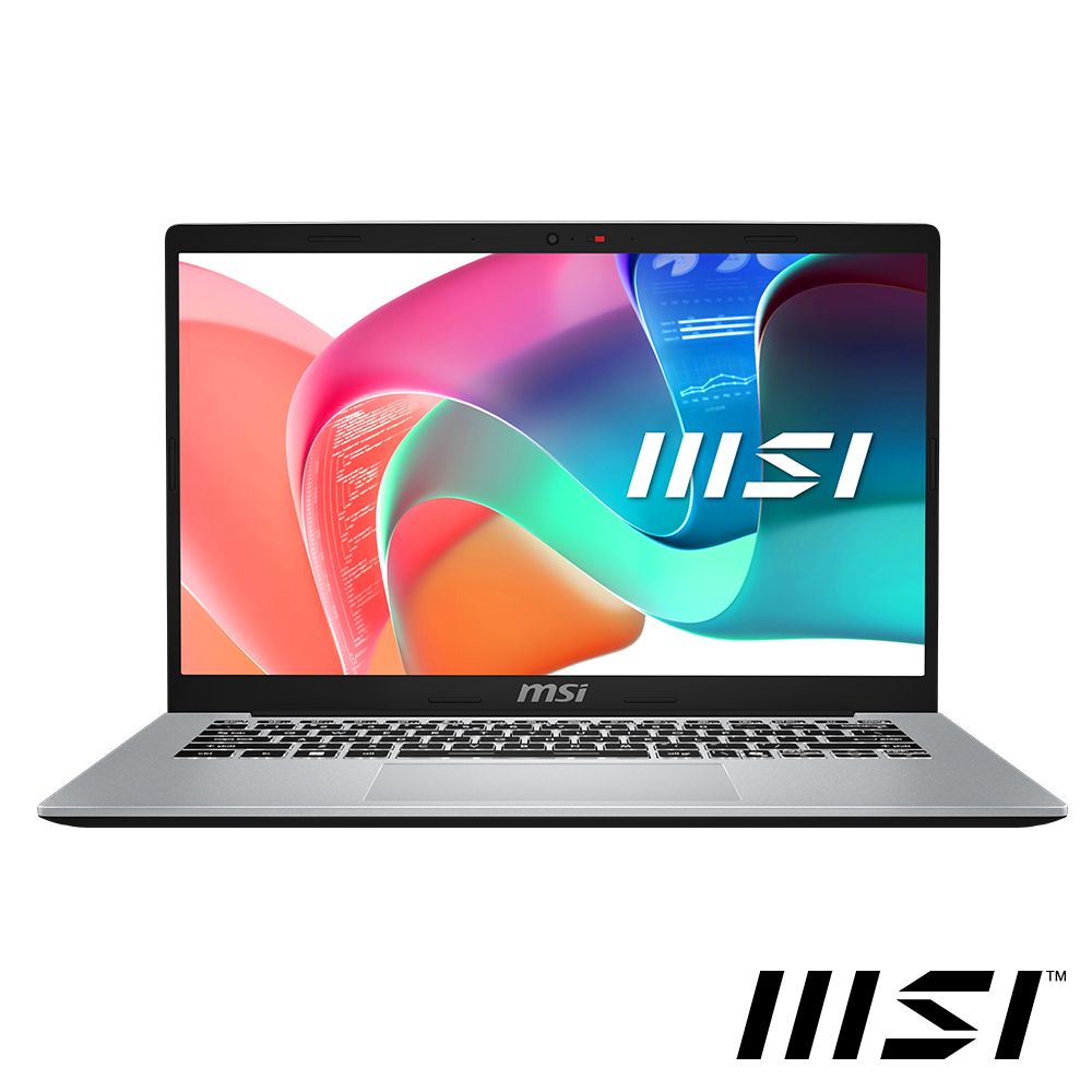  【Office 2024組】MSI Modern 14吋 商用筆電銀色(i3-1315U/8GB/512GB/WIN11/F13MG-044TW)