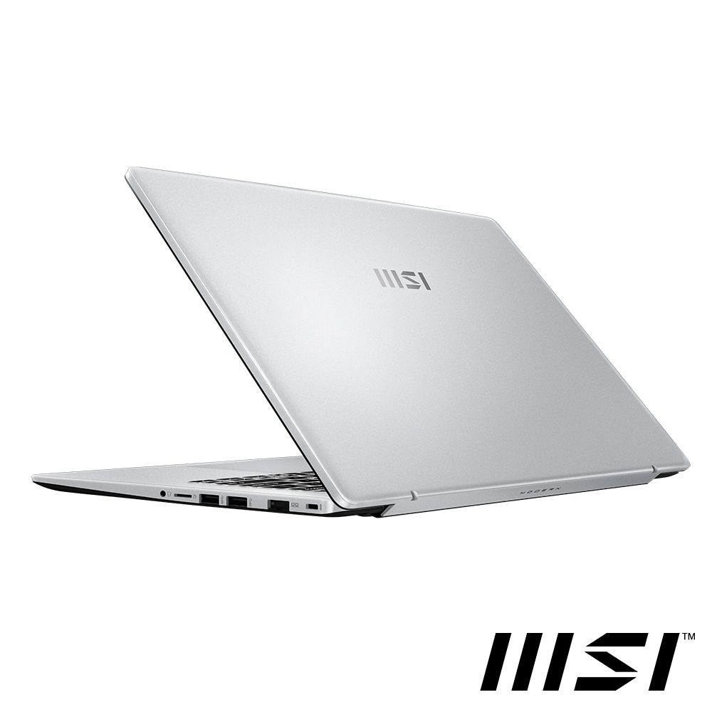  【Office 2024組】MSI Modern 14吋 商用筆電銀色(i3-1315U/8GB/512GB/WIN11/F13MG-044TW)