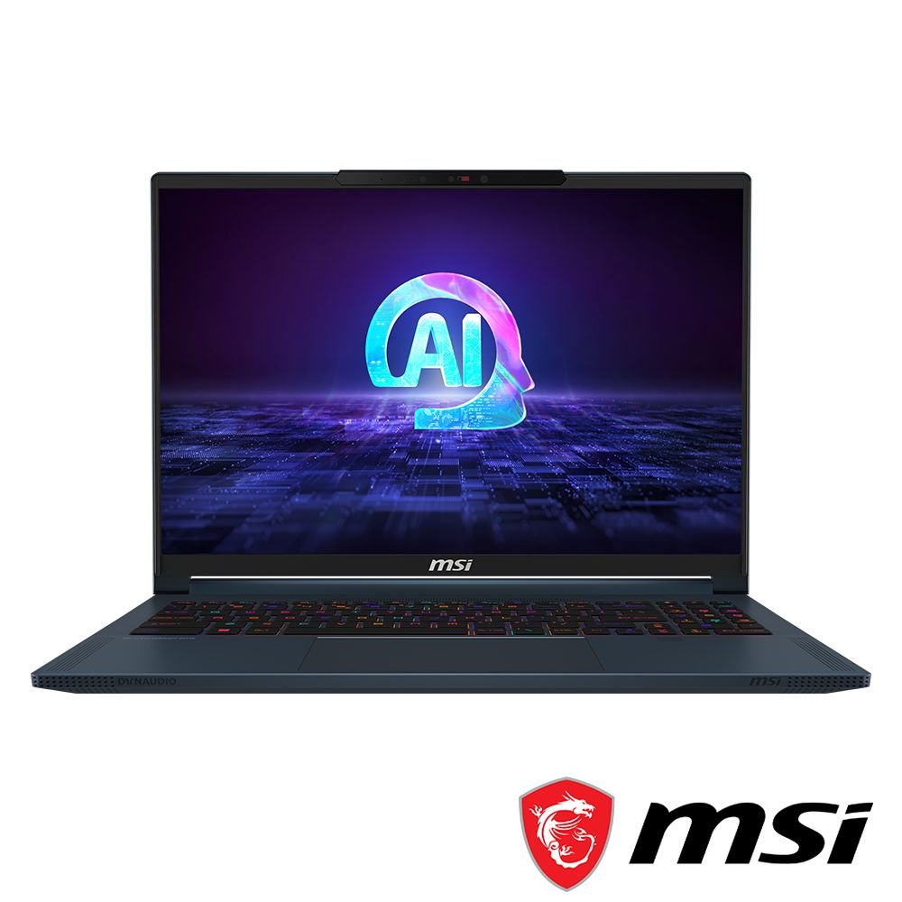  【Office 2024組】MSI Stealth 16 16吋AI筆電(Ultra 9 185H/32G/2T/RTX4070/W11P/A1VGG-003TW) 前台