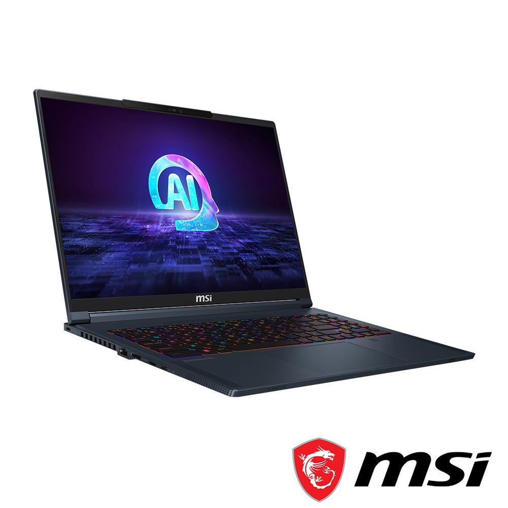  【Office 2024組】MSI Stealth 16 16吋AI筆電(Ultra 9 185H/32G/2T/RTX4070/W11P/A1VGG-003TW) 前台