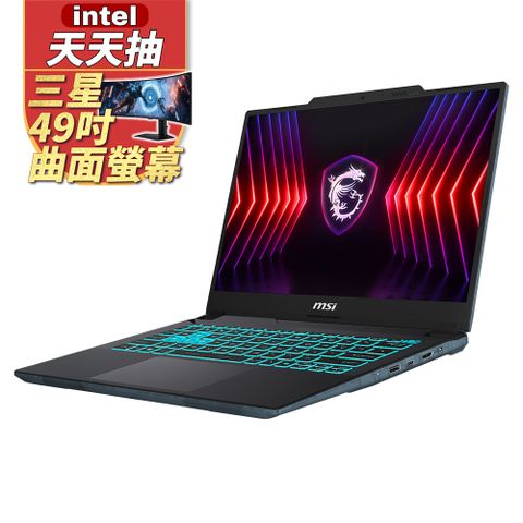 MSI 微星 Cyborg 14吋 電競筆電黑色(i7-13620H/16GB/512GB/RTX 4060-8G/WIN11/A13VF-026TW)