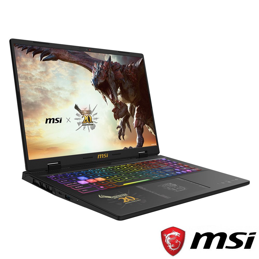 MSI 微星 Crosshair 16 HX MONSTER HUNTER ED. 16吋 電競筆電黑色(i7-14700HX/32GB/2TB/RTX 4060-8G/WIN11/D14VFKG-256TW)