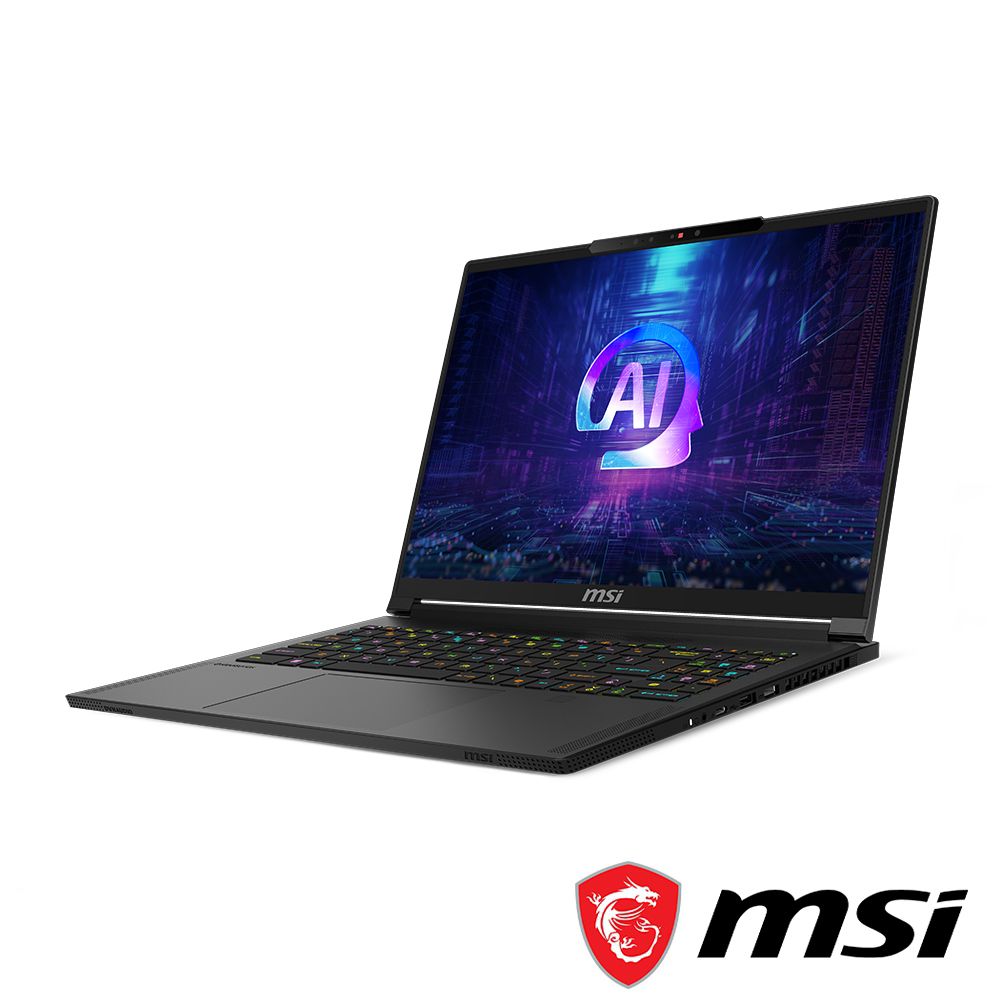 MSI 微星  Stealth A16 AI+ 16吋 AI電競筆電黑色(Ryzen AI 9 365/32GB/1TB/RTX 4060-8G/WIN11/A3HVFG-058TW)