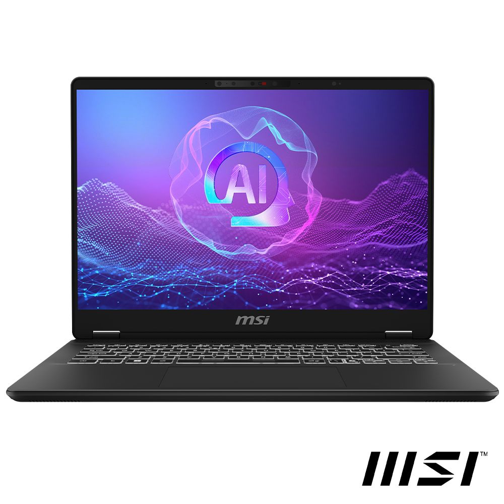 MSI 微星 Prestige 14 AI Evo 14吋AI輕薄筆電黑色(Ultra 7 255H/32GB/1TB/Arc 140T GPU/WIN11P/C2HMG-089TW)