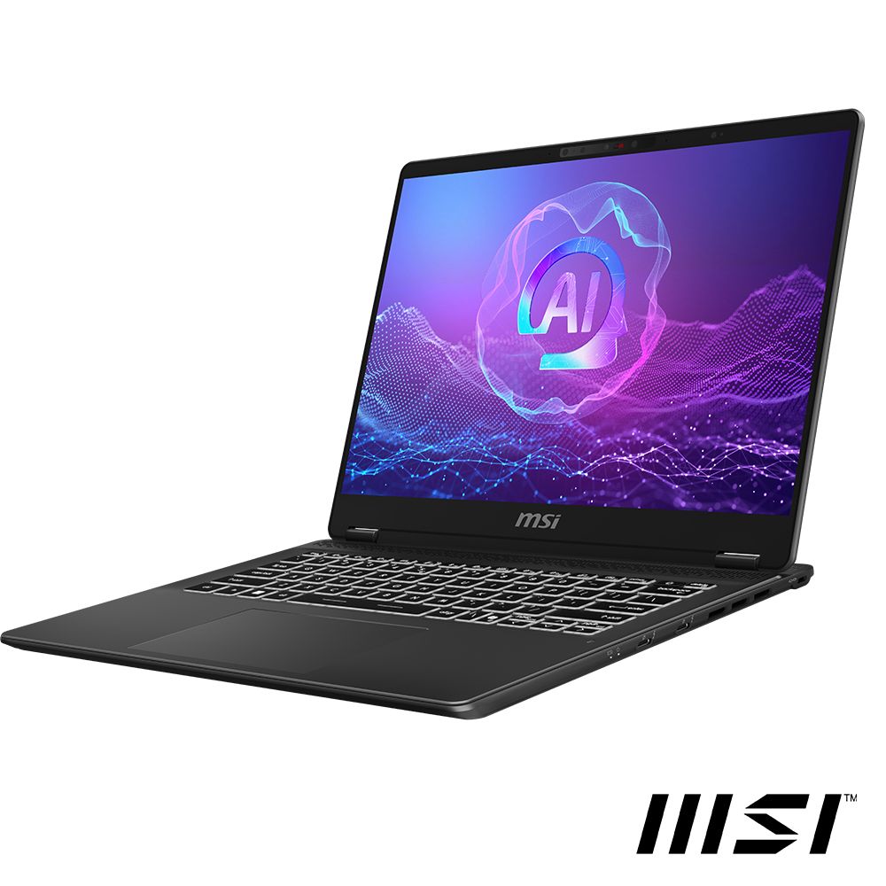 MSI 微星 Prestige 14 AI Evo 14吋AI輕薄筆電黑色(Ultra 7 255H/32GB/1TB/Arc 140T GPU/WIN11P/C2HMG-089TW)