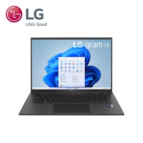 LG 樂金 gram 14吋 輕薄商用筆電黑色(i7-1360P/16G/512GB/W11PRO/14Z90R-V.AP75C2)