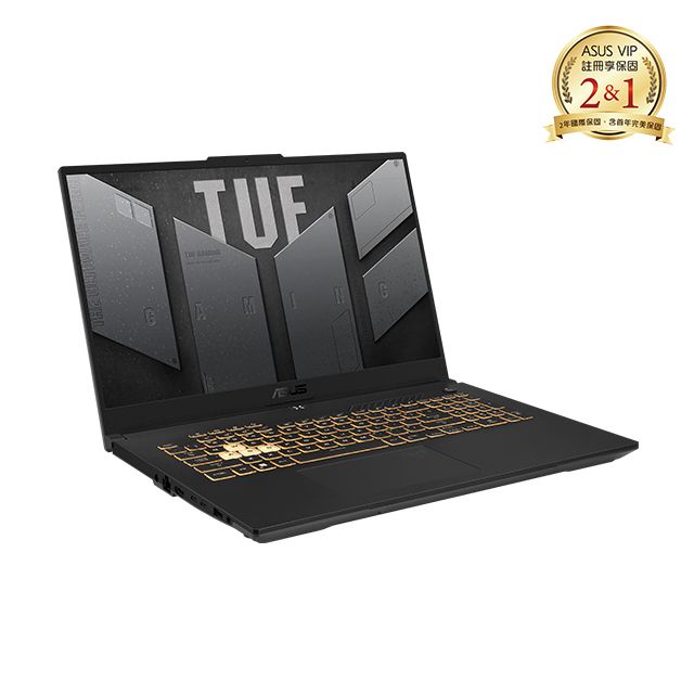 ASUS ROG 華碩 TUF Gaming F17 17.3吋電競筆電灰色(i7-13620H/16GB/512GB/RTX 4060-8G/WIN11/FX707VV-0042B13620H)