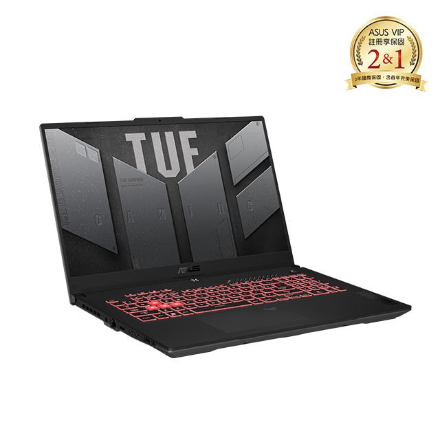 ASUS ROG 華碩 TUF Gaming A17 17.3吋電競筆電灰色(R5-7535HS/16GB/512GB/RTX 4060-8G/WIN11/FA707NV-0022B7535HS)