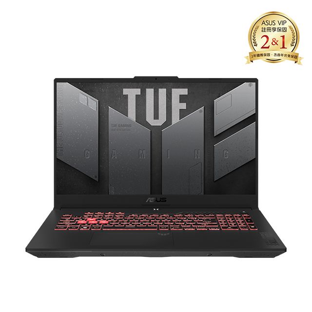 ASUS ROG 華碩 TUF Gaming A17 17.3吋電競筆電灰色(R5-7535HS/16GB/512GB/RTX 4060-8G/WIN11/FA707NV-0022B7535HS)