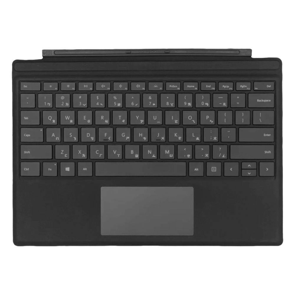 Microsoft 微軟   Surface Pro 原廠實體鍵盤保護蓋(注音按鍵/無筆槽/12.3吋適用)