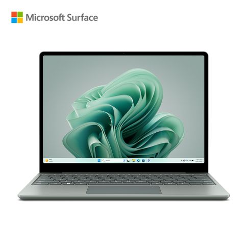 【羅技PRO X滑鼠組】Surface Laptop Go 3 XKQ-00052 莫蘭迪綠(i5-1235U/16GB/256GB SSD/W11/12.4)