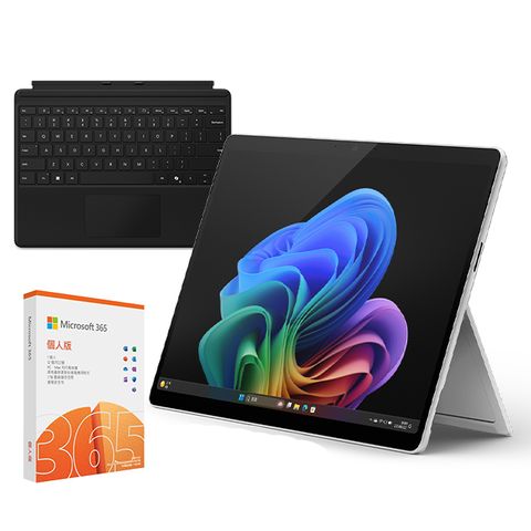 Microsoft 微軟 【鍵盤+M365組】 Surface Pro 第11版 (Snapdragon X Plus/16GB/256GB/W11H/LCD/13)