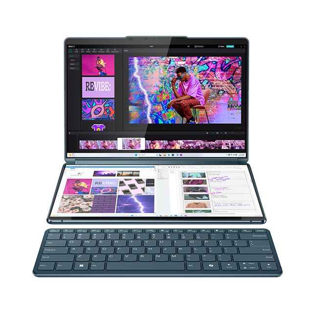  【M365組】Lenovo Yoga Book 9 13IMU9 83FF0029TW(Intel Core Ultra  7 155U/32G/1TB/W11P/2.8K/13.3)