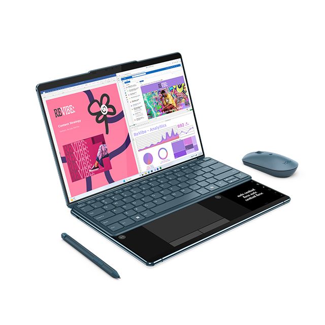 LENOVO 聯想 【搭65W快充組】 Yoga Book 9 13IMU9 83FF0029TW(Intel Core Ultra  7 155U/32G/1TB/W11P/2.8K/13.3)