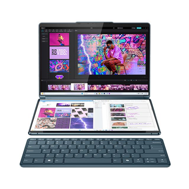 LENOVO 聯想 【氣泡水機組】Lenovo Yoga Book 9 13IMU9 83FF0029TW(Intel Core Ultra  7 155U/32G/1TB/13.3)