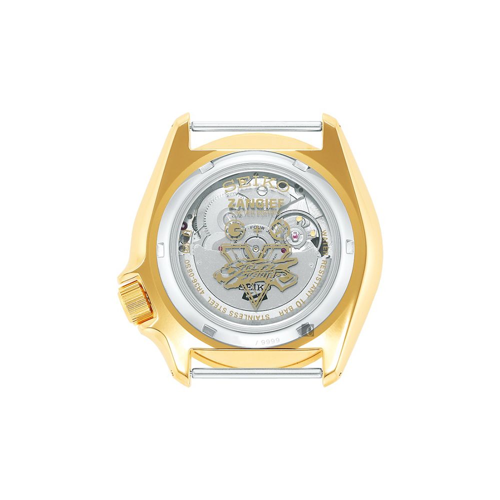 SEIKO 精工 5 Sports x 快打旋風 桑吉爾夫 聯名限量機械錶-橡膠帶款(SRPF24K1)-42.5mm