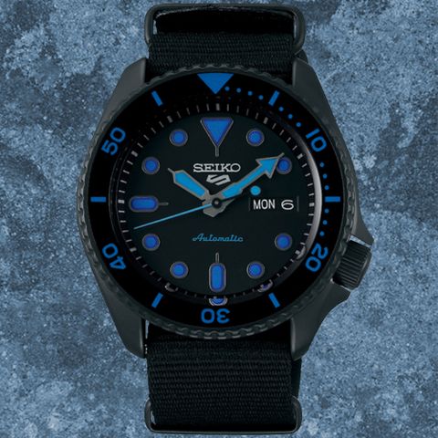 SEIKO 精工 5 Sports系列 Lineup 消光魅力 機械腕錶 (SRPD81K1/4R36-07G0A)