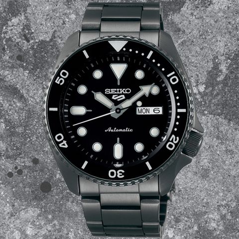 SEIKO 精工 5 Sports 時尚黑 機械腕錶 雙11 特惠 (SRPD65K1/4R36-07G0SD)