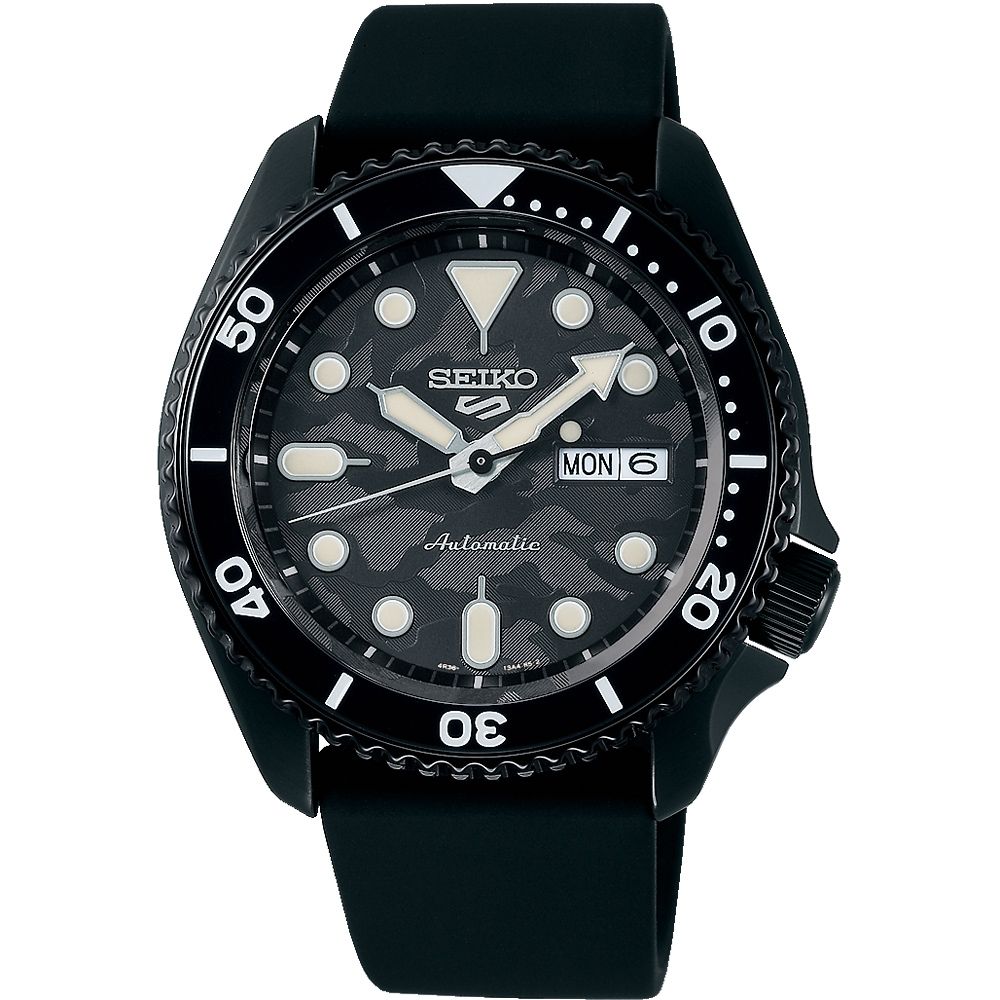 SEIKO 精工   5 Sports 系列 限量 堀米雄斗限定款機械錶-42.5mm (SRPJ39K1/4R36-13W0C)