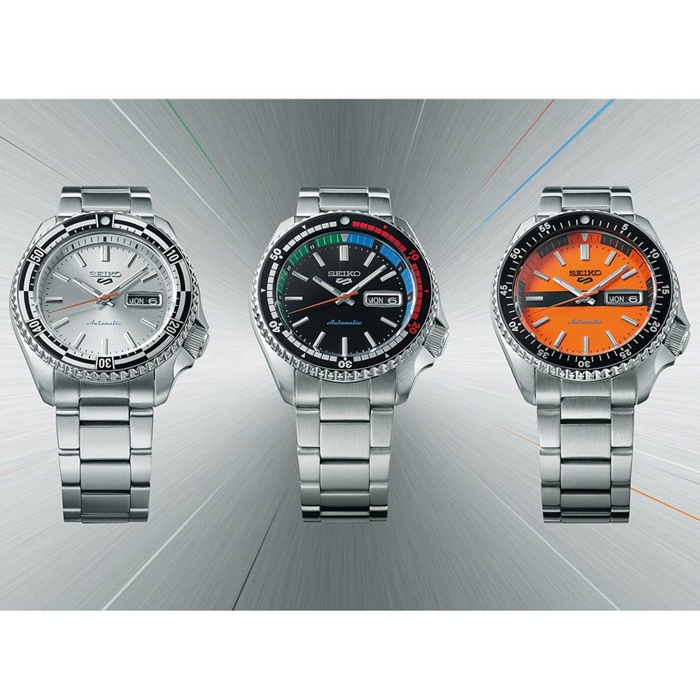 SEIKO 精工 5 Sports 55周年 SKX 現代詮釋版 復刻機械錶-銀42.5mm(SRPK09K1/4R36-15E0N)_SK028