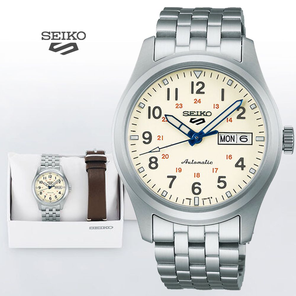 SEIKO 精工   5 Sports 製錶110周年限量款 機械錶-39.4mm(SRPK41K1/4R36-15L0S 防水100米)_SK028