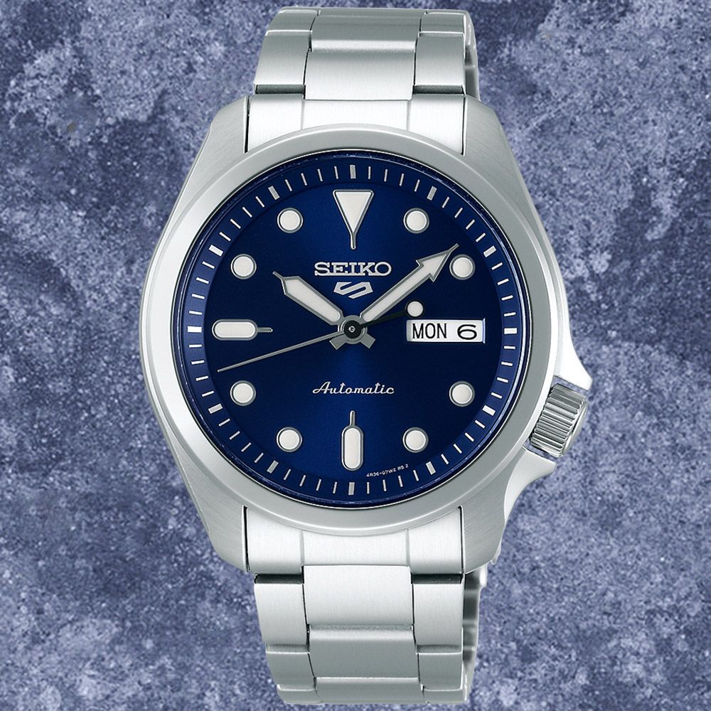 SEIKO 精工 5 SPORTS 經典簡約機械腕錶 618 年中慶 禮物 (4R36-08L0B/SRPE53K1)
